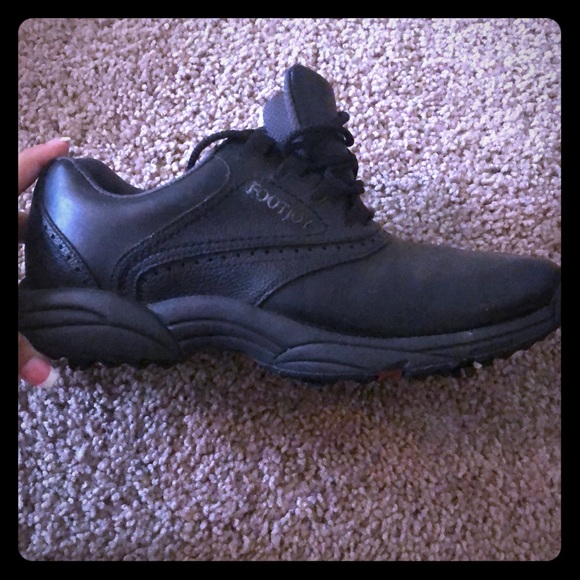 mens black footjoy golf shoes